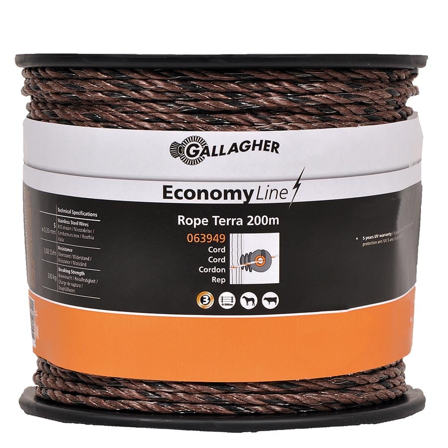 Gallagher EconomyLine cord terra 200m - 063949 063949