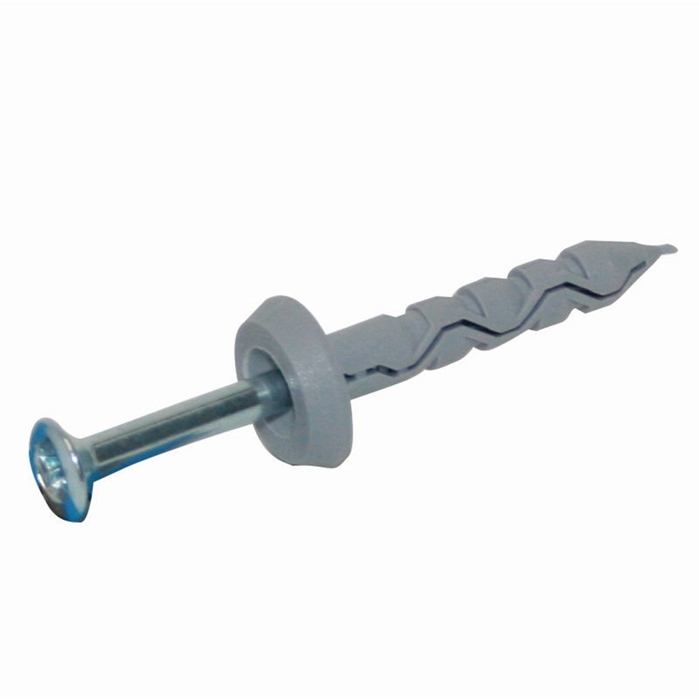 GB slagschroefnagel 5x50 met kraagplug 8x40 gemonteerd | 200 stuks 17213346