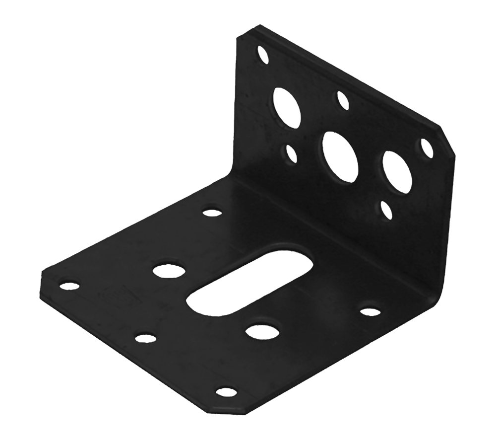 GB hoekanker 40x60 60x2.5 epoxy zwart etiket | 100 stuks 072303