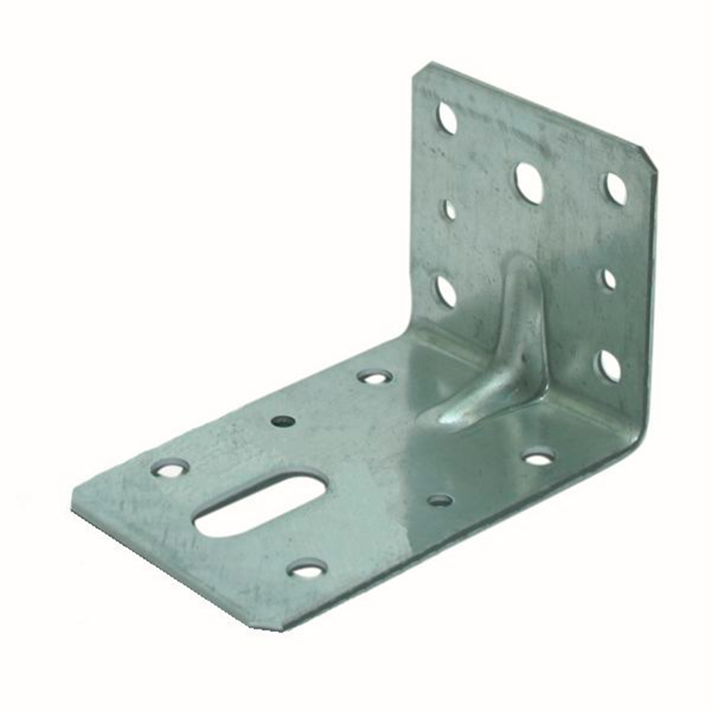 GB hoekanker met ril 60x80/60x2.5 sendzimir verzinkt | 100 stuks - 17781903