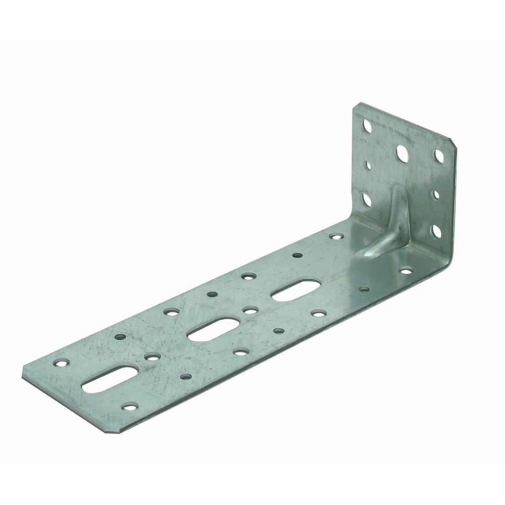 GB hoekanker met ril 60x180/60x2.5 sendzimir verzinkt | 50 stuks - 17781905