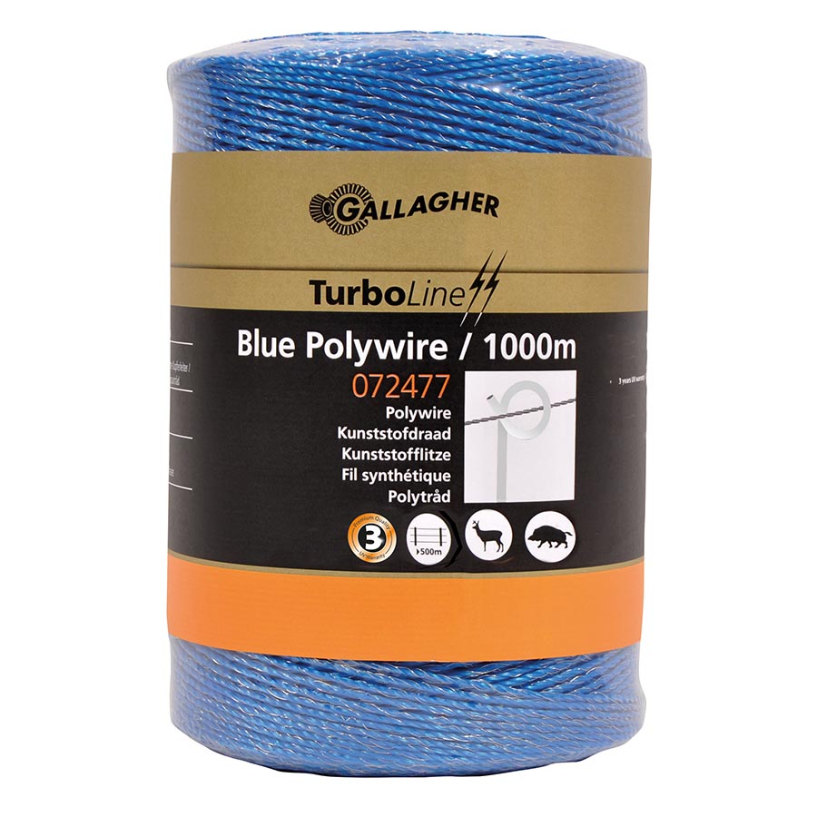 Gallagher TurboLine kunststofdraad blauw 1000m - 072477 072477