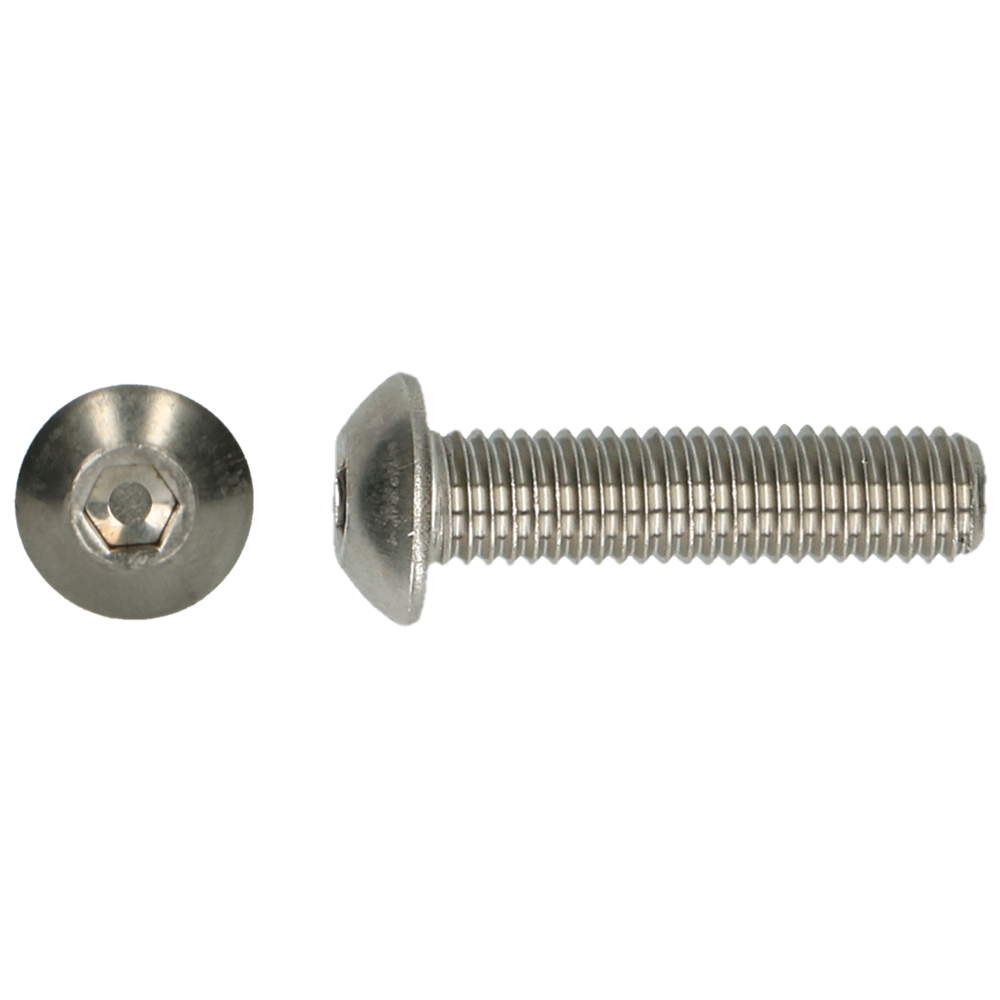 pgb-Europe PGB-FASTENERS | BZK bolkopschroef oef A2 ISO 7380-1 M10x25 | 100 st 073801A70010000253