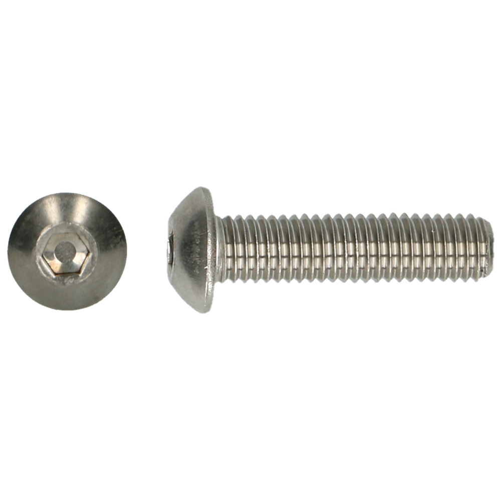 pgb-Europe PGB-FASTENERS | BZK bolkopschroef oef A2 ISO 7380-1 M5x16 | 200 st 073801A70005000163