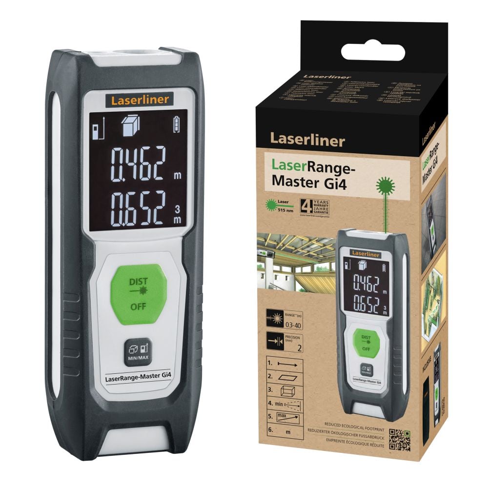 Laserliner LaserRange-Master Gi4 Laser afstandsmeter 080.833E