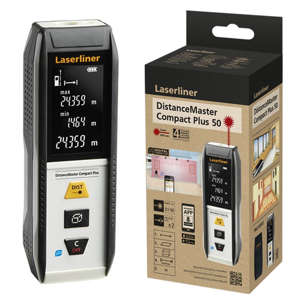 Laserliner DistanceMaster Compact Plus Laserafstandsmeter - 080.942E