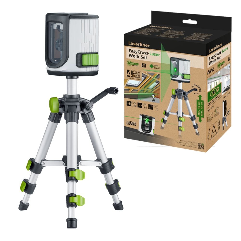 Laserliner EasyCross-Laser Kruislijnlaser Work Set - 081.082E