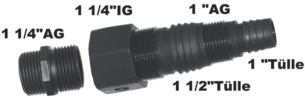 Metabo Accessoires Multiadapter 1 1/4" 11/4" dubbele nippel 11/4 inw. - 903061677