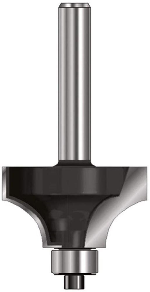ENT Kwartrondfrees HM R12.7 met lager, Kolf 8mm - 7909820 - 7909820