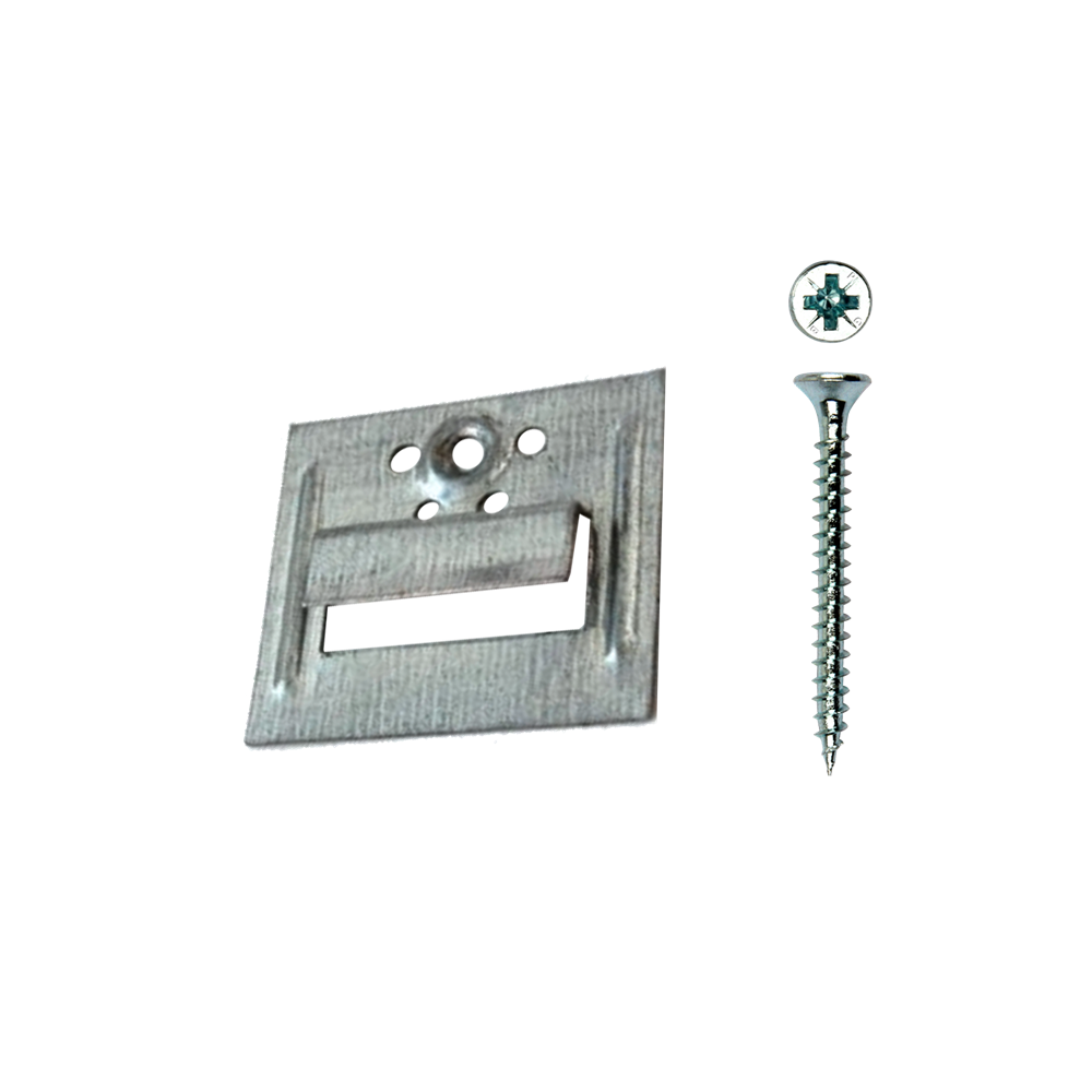 pgb-Europe PGB-FASTENERS | Profielklem type SK 3mm + schroeven Zn 00SKLE00100303