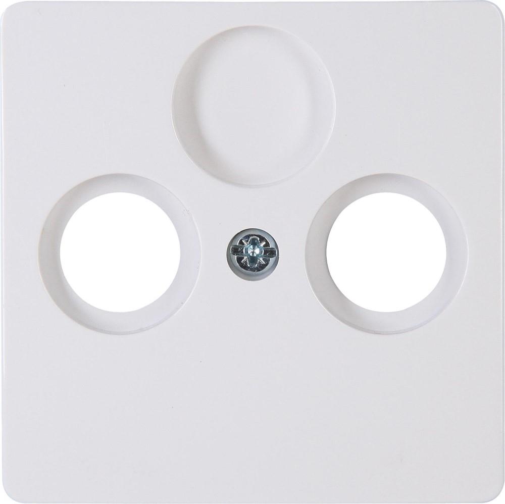 Enzo Kopp HK05 arctic wit afdekplaat voor coax 4621440