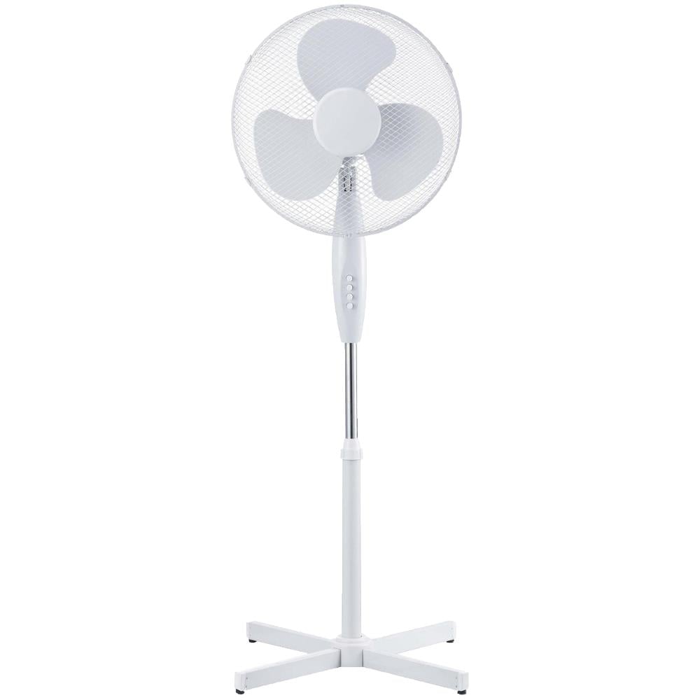 Enzo Statiefventilator 40cm draaiend 40W wit 8652573