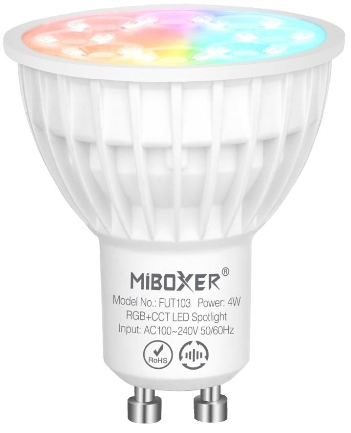 Mi-light RGB-CCT LED GU10 4 watt RF 2.4G LED0210