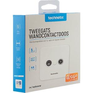 Enzo Technetics TRAS-2000 - einddoos radio/TV inbouw/opbouw - 2074025