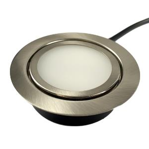 Hope Meubelspot inbouw LED 3W 3000K geschuurd staal 5012540