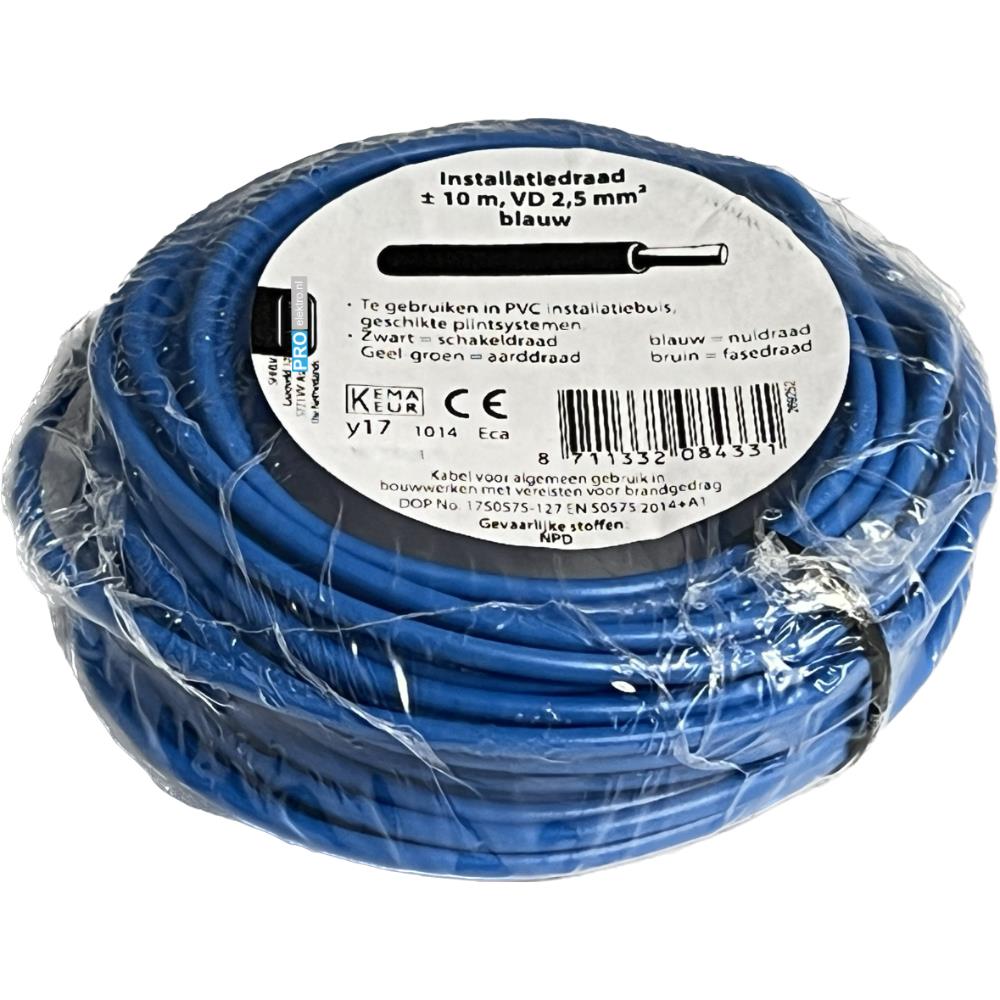 Enzo VD 2.5 qmm blauw 10m 1242050