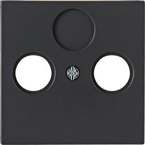 Enzo Kopp HK07 antraciet afdekplaat voor coax 4623040