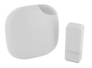 Enzo Chacon Draadloze deurbel set 100m design wit + flits 8415021