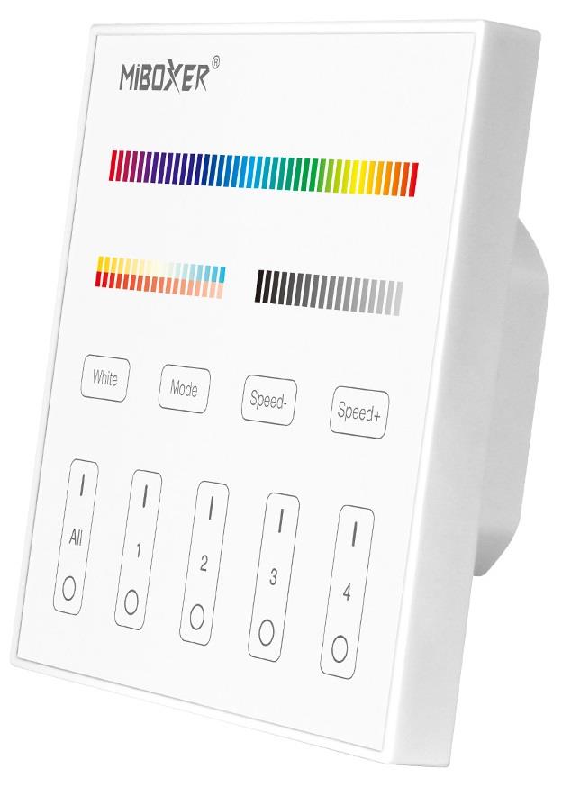 Mi-light RGB-CCT draadloze inbouw schakelaar 2.4G LED0204