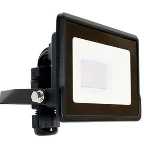 V-Tac LED Bouwlamp 10W 6500K zwart + kabelinvoer 9332105