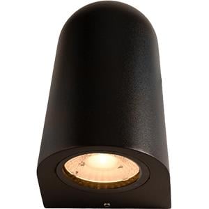 Enzo Tronix LED Wandlamp 5 8W pyramide zwart 2700K 5082000