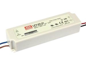 Mean Well SCHAKELENDE VOEDING - 1 UITGANG - 60 W - 24 V