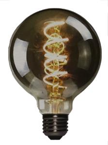 Hope LED filament globe 4W 95mm E27 grey look dimbaar LED7800