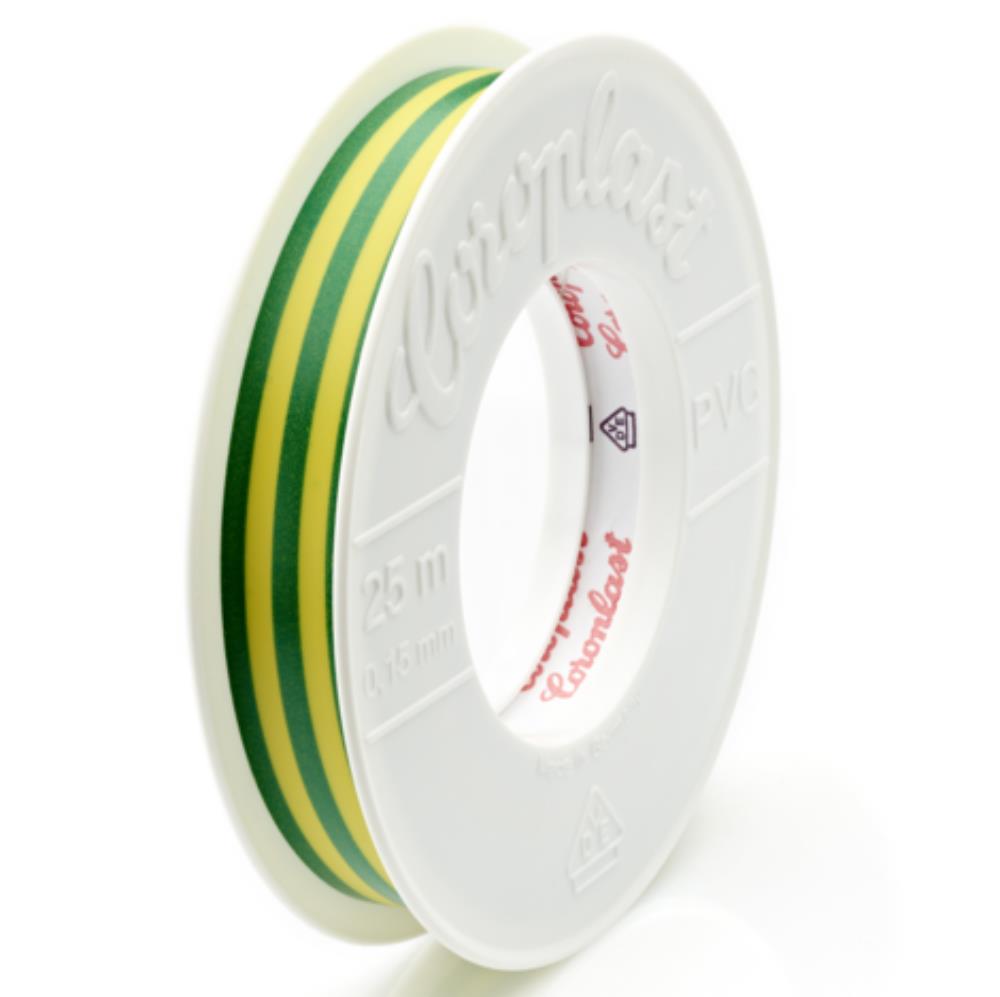 Enzo Coroplast 4,5mtr x 15mm Geel/Groen 4139300