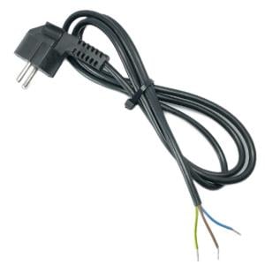 Enzo Aansluitsnoer 3x1 3,0 meter zwart PVC 1066242