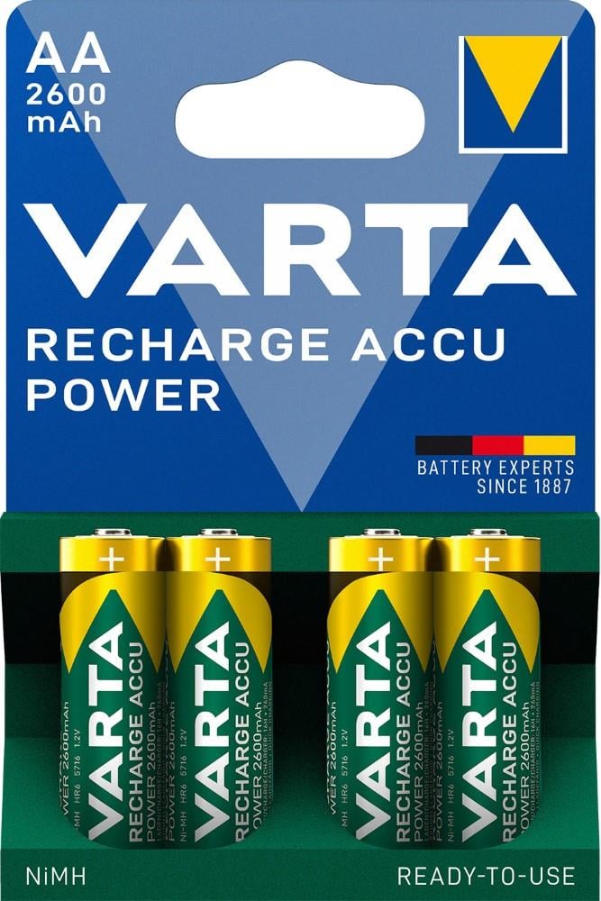 Varta Varta AA accu 2600mA blister 4 R2U - 3311925