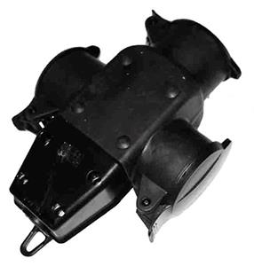 Enzo EDM Drieweg hangkoppeling rubber IP44 6871977