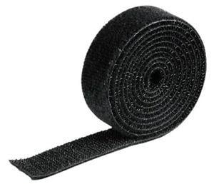 Enzo Klittenband zwart rol 5 meter lang 10mm breed 4100250
