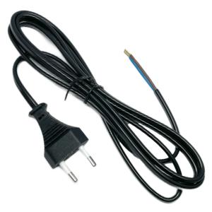 Enzo Eurosnoer 2x0,75 zwart 3 meter 1065620