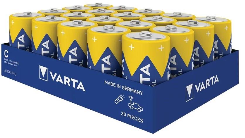Varta Alkaline Industrial PRO batterij C tray(20) 3015373