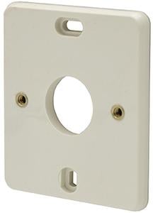 Enzo Montageplaat perilex opbouw creme met gat Power 4050735