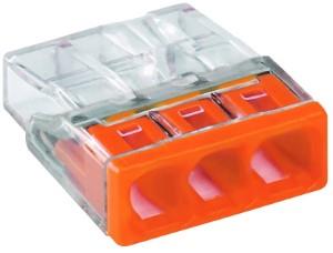 Enzo WAGO Lasklem 3x0,5-2,5mm trans\oranje ds100 4047224