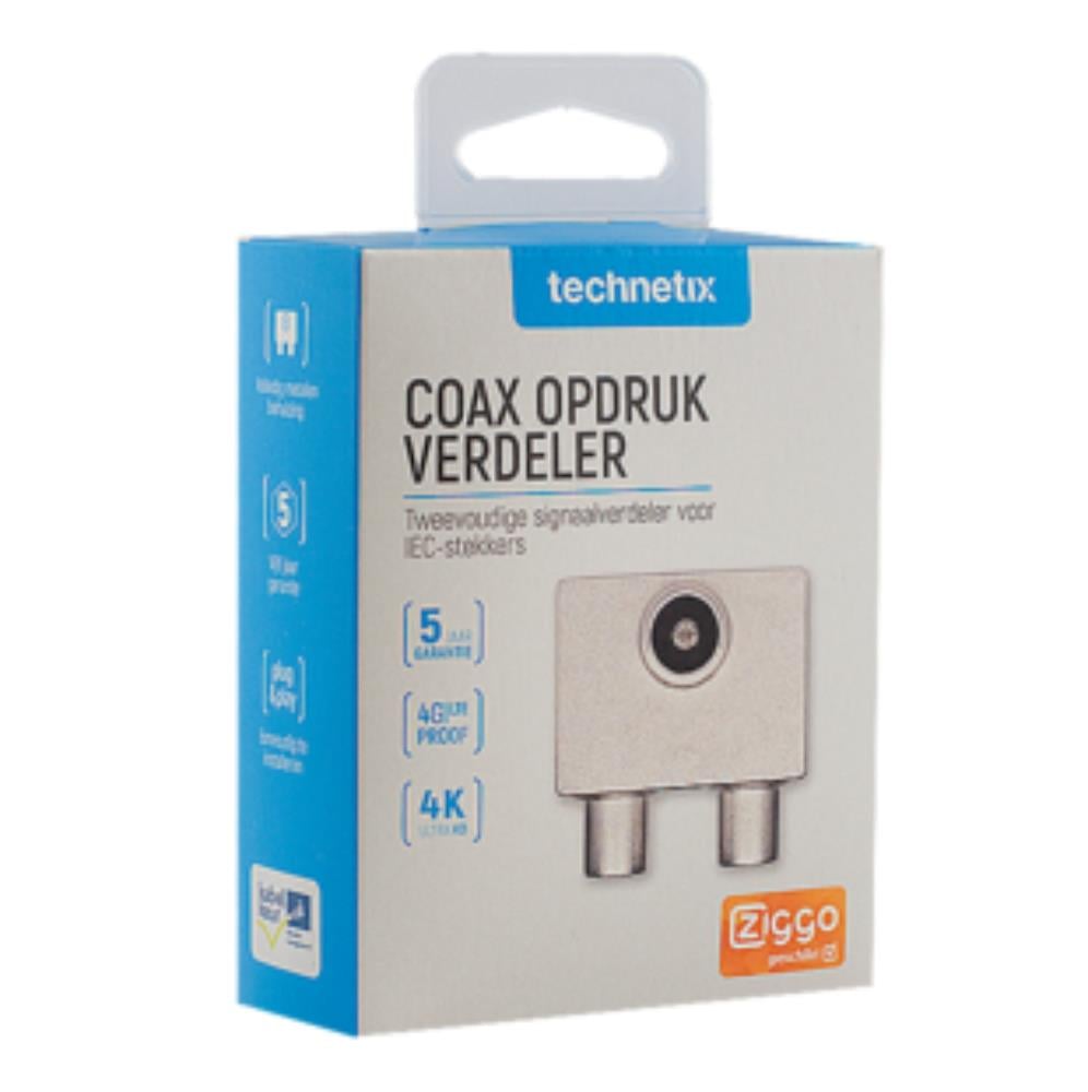 Enzo Technetics PTSX-02 -coax opdruk verdeler IEC - 2074040