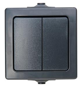 Kopp SWD opbouw schakelaar serie antraciet - 4628270