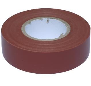 Enzo PVC isolatie tape 20m 19mm bruin 4140030
