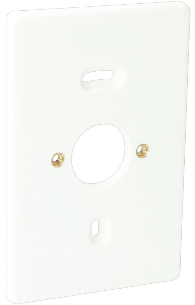 Enzo Montageplaat 2-voudig wit 4050720