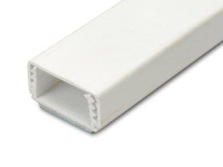 Enzo Leidinglijst 20x10mm WIT hoogte verstelb 4747960