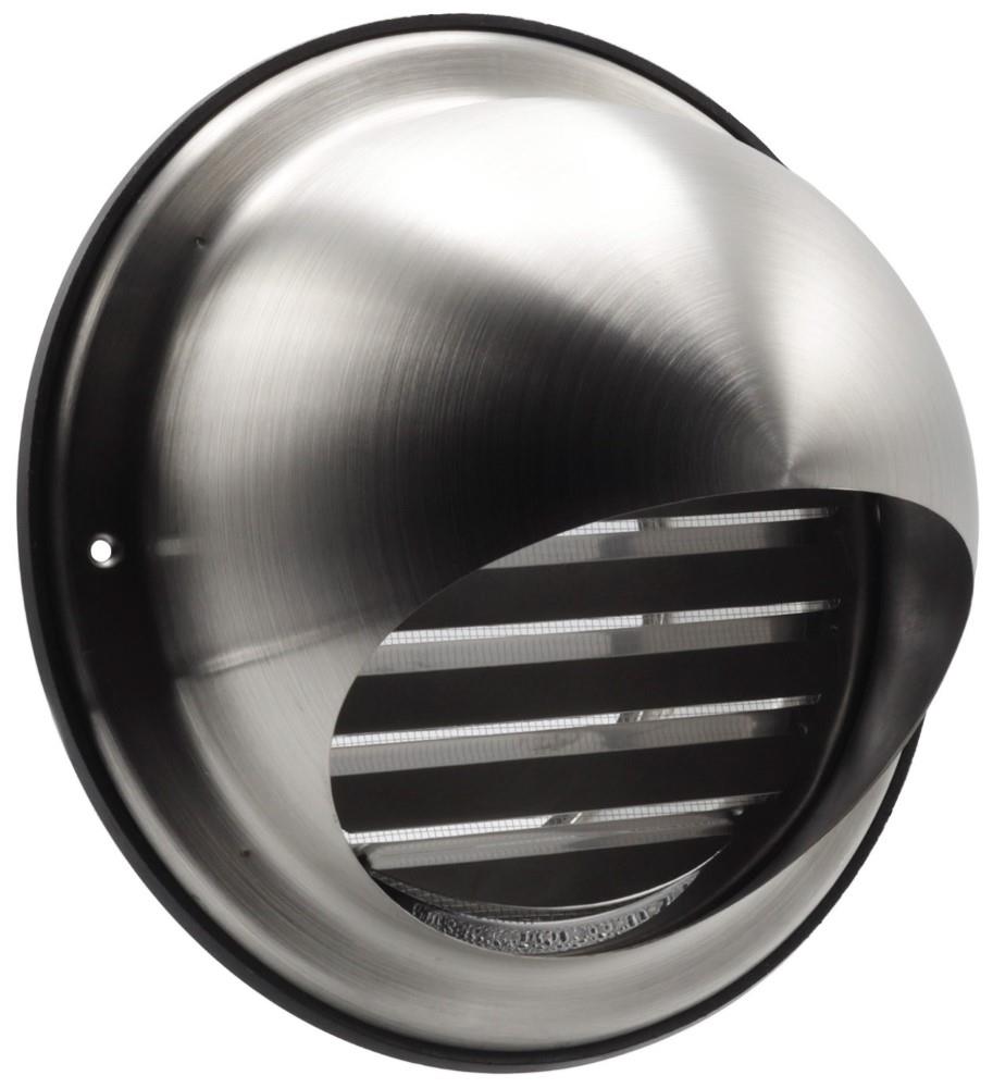 Enzo RVS buitenrooster 150mm design model bol - 1400458