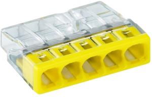Enzo WAGO Lasklem 5x0,5-2,5mm trans\geel ds100 - 4047226