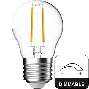 Enzo Energetic LED kogel E27 4 2-40W 2700K filament helder dimbaar 2720270