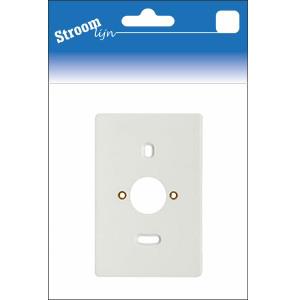 Enzo Montageplaat 2-voudig wit 6650720