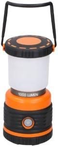 Dunlop Campinglamp - Op Batterijen - 1000 Lumen - Multi Inzetbaar - Zwart/ Oranje
