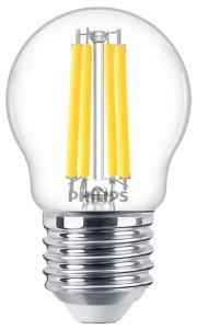 Philips LED kogel E27 3 4-40W 2700K filament helder dimbaar LED3746