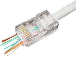 Enzo Gembird Modulaire plug RJ45 doorsteekmontage 50 STUKS 2575196
