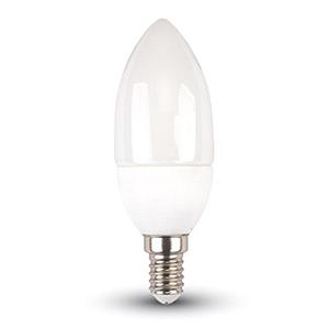 V-TAC LED Kaars 5,5W E14 3000K mat warm wit dimbaar - 9301011