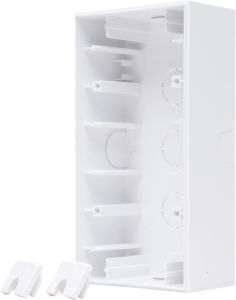 Kopp opbouwdoos 2-voudig - HK07 mat wit (374832009)